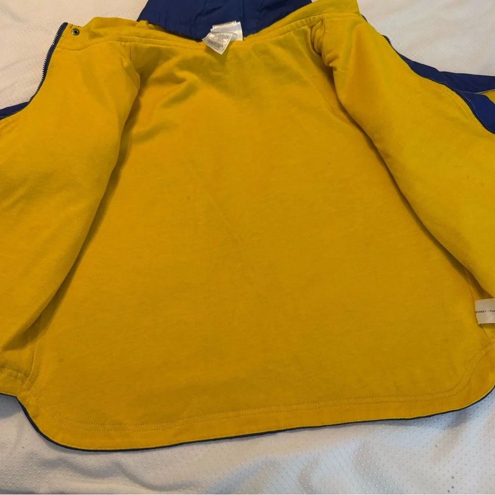 Disney Store Exclusive The Incredibles Zip Up Jacket Kids Size 7/8 Blue Yellow